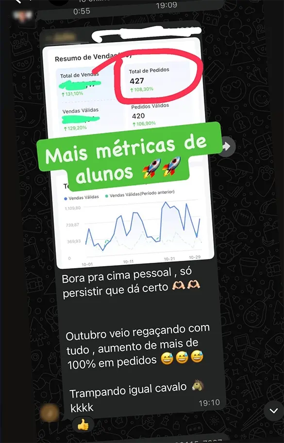 Depoimento de aluno 1