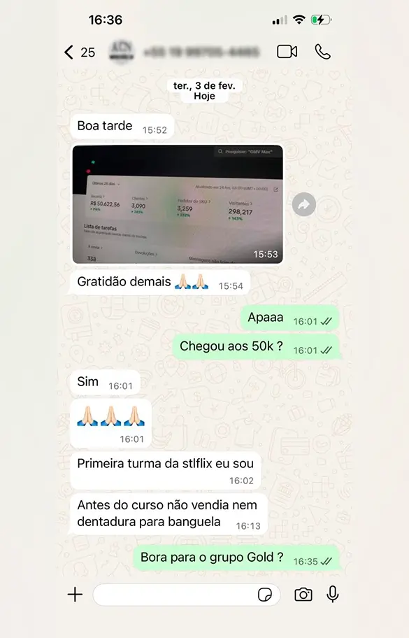 Depoimento de aluno 2